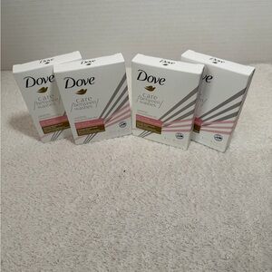 4 Boxes Dove Care Between Washes Go Active Shampoo Wipes